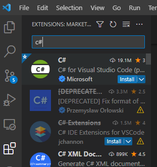 C# Extension List